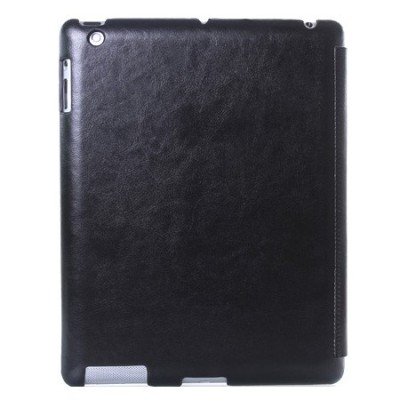 „Kalaideng“ Enland Apple iPad 4 (iPad 3, 2) atverčiamas juodas odinis dėklas / Priedai.lt