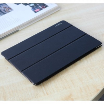 Apple iPad Air 2 plāns atvēramais „Rock“ Uni melns maciņš / Vacins.lv