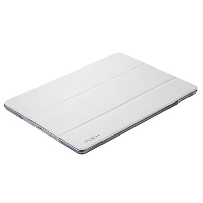 Apple iPad Air 2 plāns atvēramais „Rock“ Uni balts maciņš / Vacins.lv