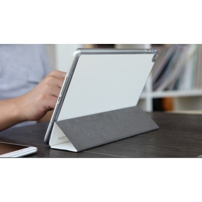 Apple iPad Air 2 plāns atvēramais „Rock“ Uni balts maciņš / Vacins.lv