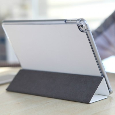 Apple iPad Air 2 plāns atvēramais „Rock“ Uni balts maciņš / Vacins.lv