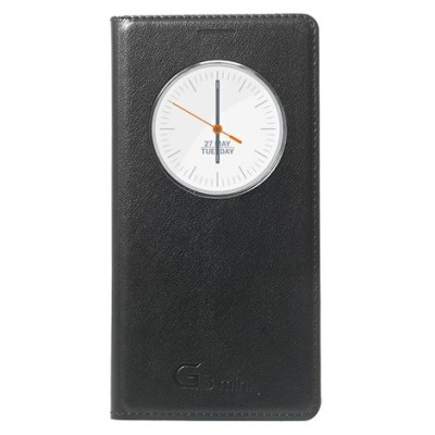 LG G3 S D722 juodas odinis atverčiamas „Smart Window“ dėklas - dangtelis / Priedai.lt