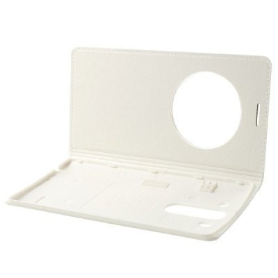 LG G3 S D722 balts atvēramais „Smart Window“ maciņš / Vacins.lv