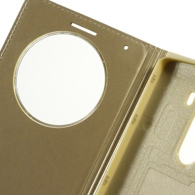 LG G3 D855 (D850, D851) zelta atvēramais „Smart Window“ maciņš / Vacins.lv