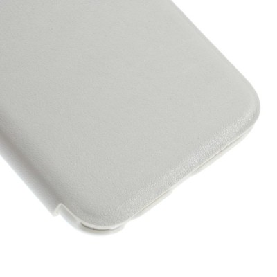 Apple iPhone 6 (6s) balts atvēramais „Smart Window“ ādas maciņš / Vacins.lv