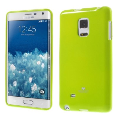 Samsung Galaxy Note Edge Mercury zaļš cieta silikona (TPU) apvalks / Vacins.lv