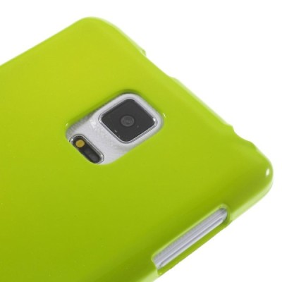 Samsung Galaxy Note Edge Mercury zaļš cieta silikona (TPU) apvalks / Vacins.lv