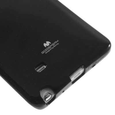 Samsung Galaxy Note Edge juodas Mercury kieto silikono (TPU) dėklas / Priedai.lt