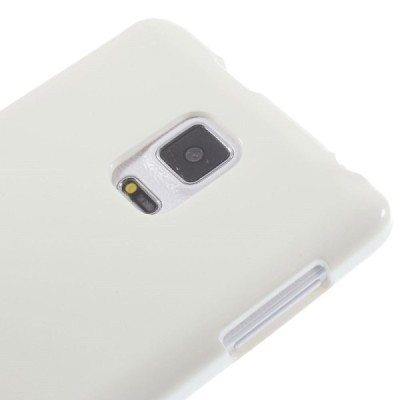 Samsung Galaxy Note Edge Mercury balts cieta silikona (TPU) apvalks / vacins.lv