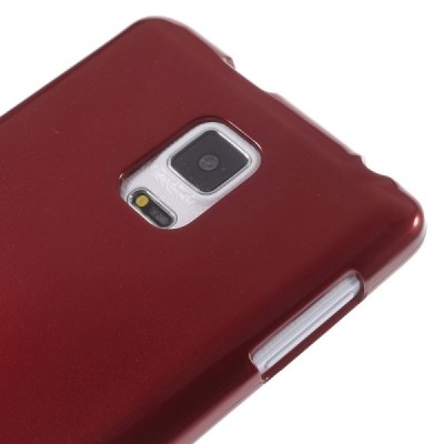 Samsung Galaxy Note Edge Mercury sarkans cieta silikona (TPU) apvalks / vacins.lv