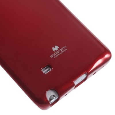 Samsung Galaxy Note Edge Mercury sarkans cieta silikona (TPU) apvalks / vacins.lv