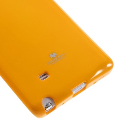 Samsung Galaxy Note Edge Mercury dzeltens cieta silikona (TPU) apvalks / vacins.lv