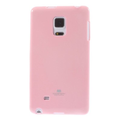 Samsung Galaxy Note Edge rožinis Mercury kieto silikono (TPU) dėklas / Priedai.lt
