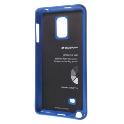 Samsung Galaxy Note Edge Mercury zils cieta silikona (TPU) apvalks / vacins.lv