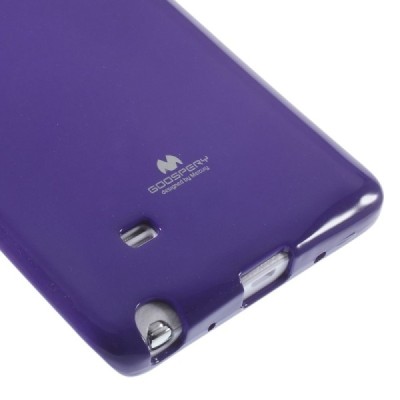 Samsung Galaxy Note Edge violetinis Mercury kieto silikono (TPU) dėklas / Priedai.lt