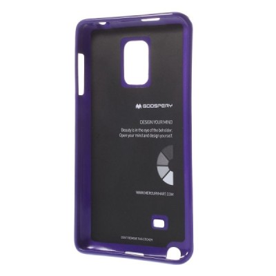 Samsung Galaxy Note Edge violetinis Mercury kieto silikono (TPU) dėklas / Priedai.lt