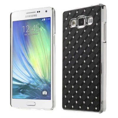 Samsung Galaxy A5 elegantiškas juodas dėklas su blizgučiais / Priedai.lt