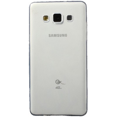 Samsung Galaxy A5 skaidrus (permatomas) kieto silikono TPU ploniausias pasaulyje dėklas / Priedai.lt