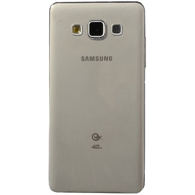 Samsung Galaxy A5 dzidrs (caurspīdīgs) cieta silikona TPU pasaulē planākais pelēks apvalks / Vacins.lv