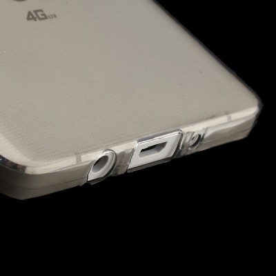 Samsung Galaxy A5 dzidrs (caurspīdīgs) cieta silikona TPU pasaulē planākais pelēks apvalks / Vacins.lv