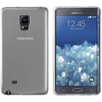 Samsung Galaxy Note Edge skaidrus (permatomas) kieto silikono TPU ploniausias pasaulyje dėklas / Priedai.lt