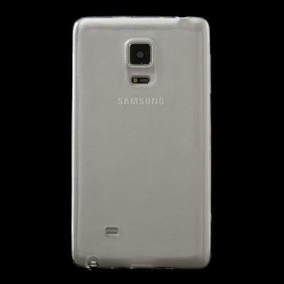 Samsung Galaxy Note Edge skaidrus (permatomas) kieto silikono TPU ploniausias pasaulyje dėklas / Priedai.lt