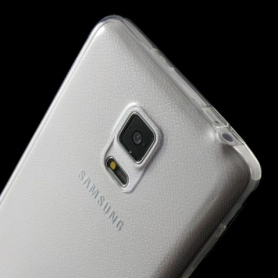 Samsung Galaxy Note Edge skaidrus (permatomas) kieto silikono TPU ploniausias pasaulyje dėklas / Priedai.lt