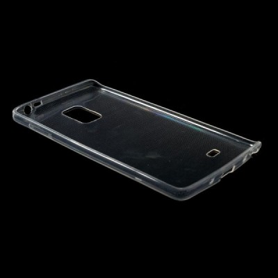 Samsung Galaxy Note Edge skaidrus (permatomas) kieto silikono TPU ploniausias pasaulyje dėklas / Priedai.lt