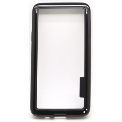 Juodas klasikinis Samsung Galaxy A3 TPU rėmelis - kraštų apvadas (bamperis) / Priedai.lt