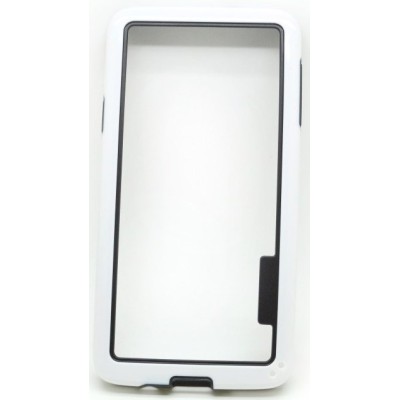 Baltas klasikinis Samsung Galaxy A3 TPU rėmelis - kraštų apvadas (bamperis) / Priedai.lt