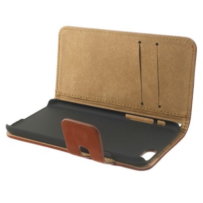 Apple iPhone 6 (6s) verstos odos atverčiamas raudonas dėklas - piniginė / Priedai.lt