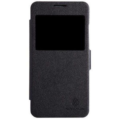 Huawei Ascend G630 Nillkin Fresh atvēramais melns maciņš / Vacins.lv