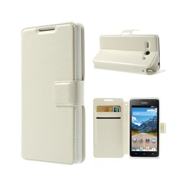 Atverčiamas odinis dėklas - smėlio (Ascend Y530)