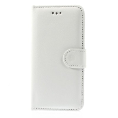 Apple iPhone 6 (6s) atverčiamas baltas odinis dėklas - piniginė / Priedai.lt