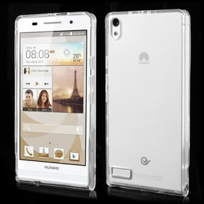 Huawei Ascend P6 dzidrs cieta silikona (TPU) apvalks / vacins.lv