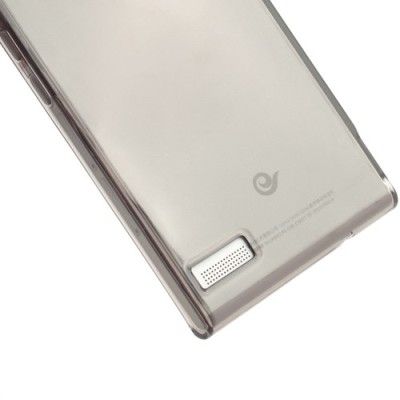 Huawei Ascend P6 dzidrs cieta silikona (TPU) pelēks apvalks / Vacins.lv