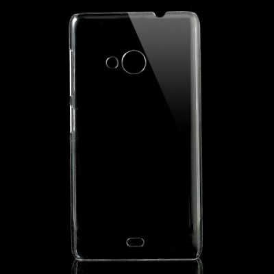 Microsoft Lumia 535 plastikinis skaidrus (permatomas) dėklas - nugarėlė / Priedai.lt