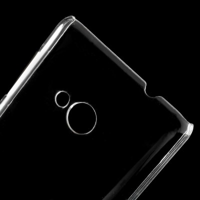 Microsoft Lumia 535 plastikinis skaidrus (permatomas) dėklas - nugarėlė / Priedai.lt