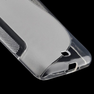 Microsoft Lumia 535 skaidrus (permatomas) kieto silikono TPU dėklas - nugarėlė / Priedai.lt