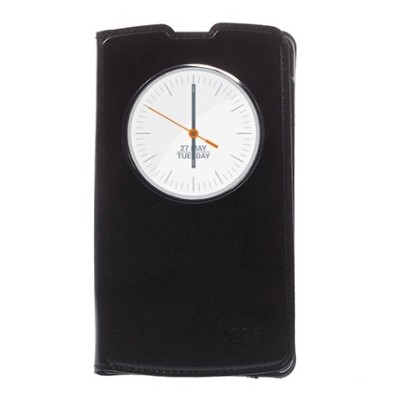 LG L Fino (D290, D295) melns atvēramais „Smart Window“ maciņš / Vacins.lv