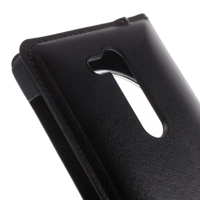 LG L Fino (D290, D295) melns atvēramais „Smart Window“ maciņš / Vacins.lv