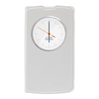 LG L Fino (D290, D295) balts atvēramais „Smart Window“ maciņš / Vacins.lv