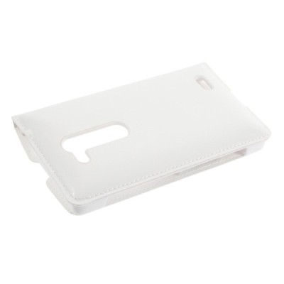 LG L Fino (D290, D295) balts atvēramais „Smart Window“ maciņš / Vacins.lv