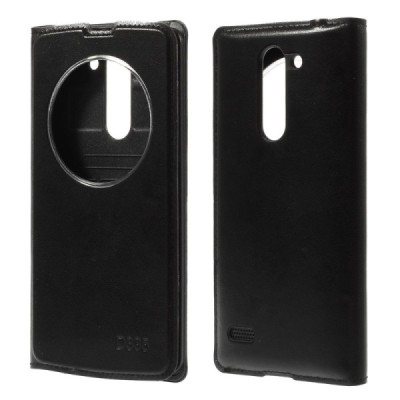 LG L Bello (D331, D335) melns atvēramais „Smart Window“ maciņš / Vacins.lv