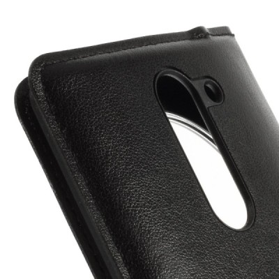 LG L Bello (D331, D335) melns atvēramais „Smart Window“ maciņš / Vacins.lv