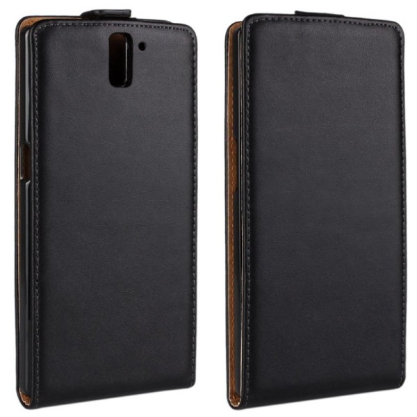 Klasikinis atverčiamas dėklas - juodas (OnePlus One)