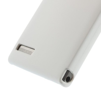 Huawei Ascend G6 4G (LTE) plastikinis baltas dėklas - nugarėlė / Priedai.lt