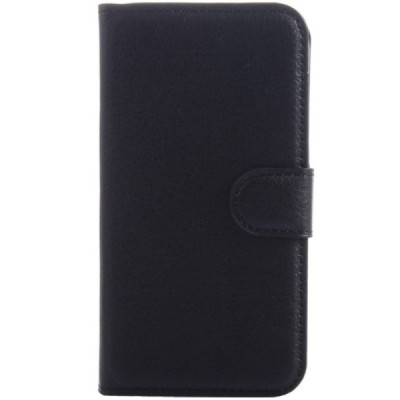 Nokia Lumia 830 atvēramais melns ādas maciņš (maks) / Vacins.lv