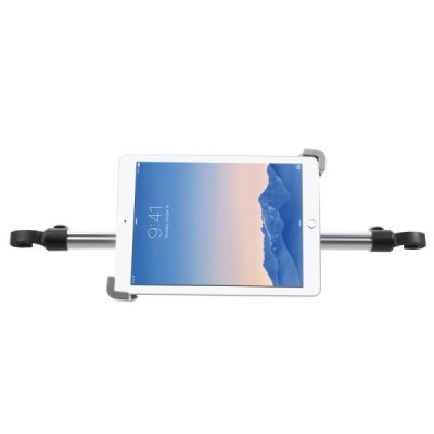 Automobilinis planšetės laikiklis (centrinis) tvirtinamas prie (tarp) galvos atlošų / Priedai.lt