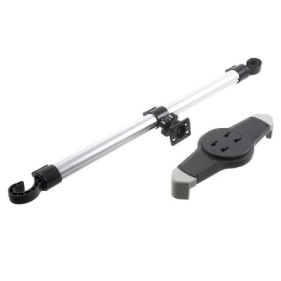 Automobilinis planšetės laikiklis (centrinis) tvirtinamas prie (tarp) galvos atlošų / Priedai.lt